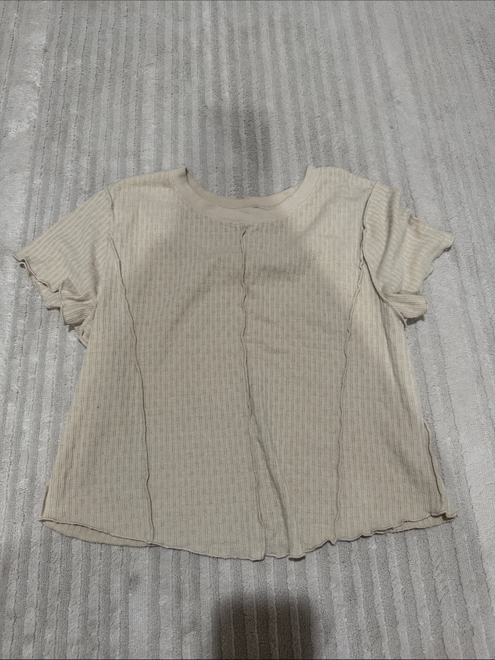 Tan fitted top from Arizona Jean Co size large!